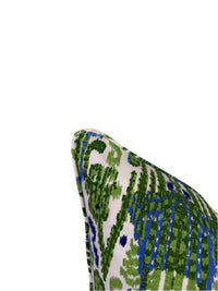 Discontinued Lacefield Bombay Ikat Fabric in a Decorative Pillow or Bolster (Limited Availability)