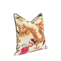 Decorative Pillow Cover in Dragon Himalaya Natural