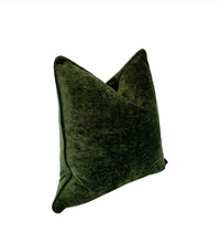 Decorative Pillow Cover in Crypton Home Lush Moss Velvet Fabric
