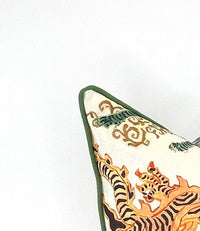 Decorative Pillow Cover in Dragon Himalaya Natural