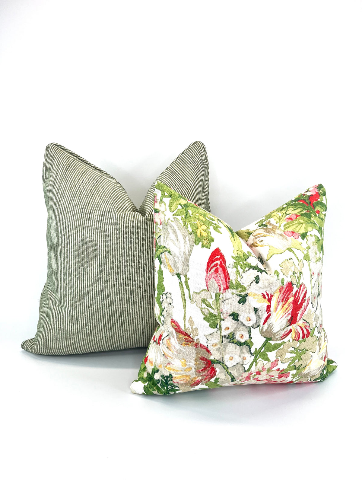 Decorative Pillow Cover in Spring Ready Garden