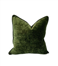 Decorative Pillow Cover in Crypton Home Lush Moss Velvet Fabric