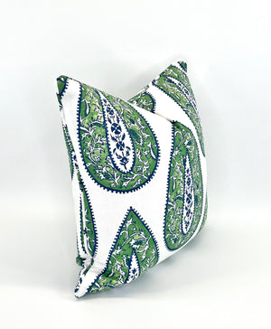 Decorative Pillow Cover in Bindi Kelly Paisley