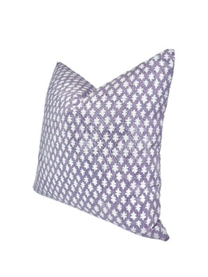 Purple Ditzy Leaf in a Decorative Pillow or Bolster