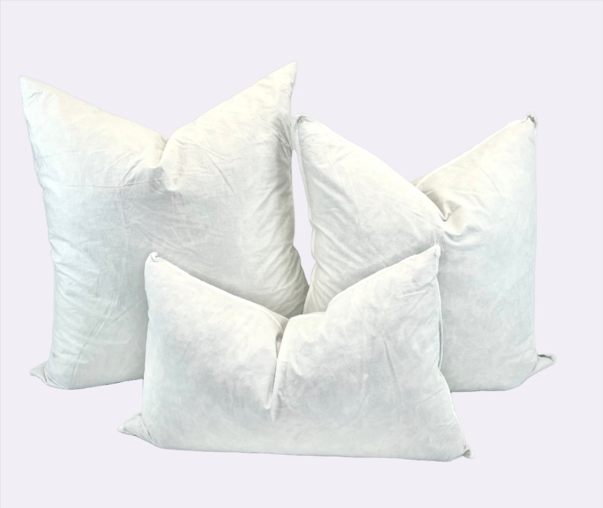 Pillow Inserts in 10/90 Down Feather