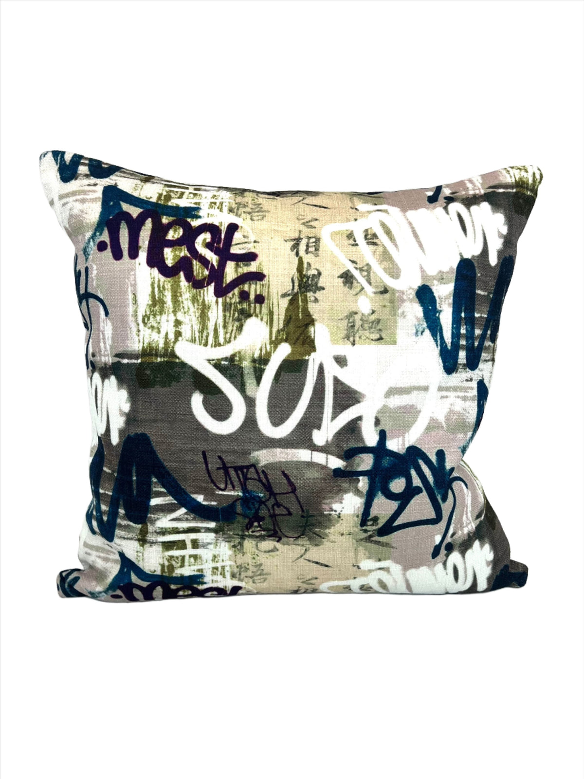 Street Graffiti Decorative Pillow
