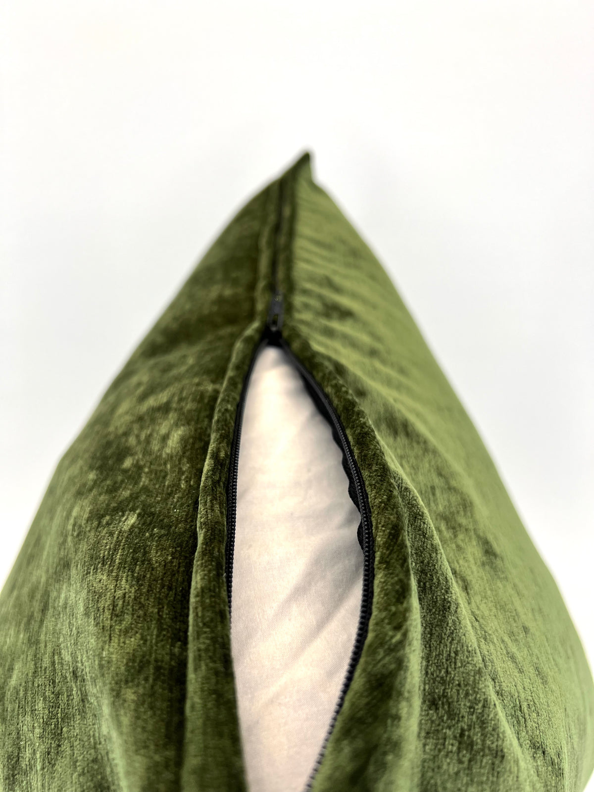 Decorative Pillow Cover in Crypton Home Lush Moss Velvet Fabric