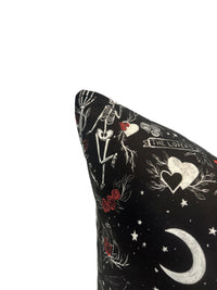 Skeleton Decorative Pillow “Till Death Do Us Part”