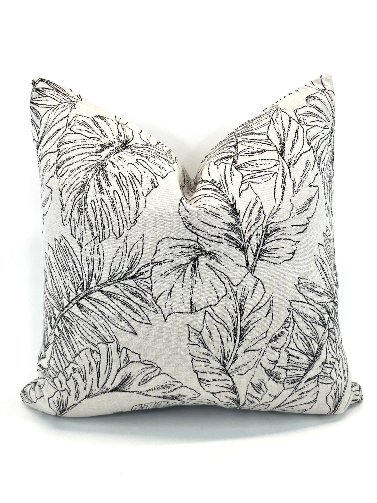 Sunbrella Balance Upholstery 54" Calm Graphite 145854-0001 in an Outdoor/Indoor Decorative Pillow Cover