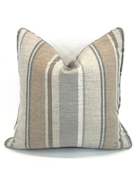 Sunbrella Pure Upholstery 54" Trusted Fog 40524-0001 in an Outdoor/Indoor Decorative Pillow Cover