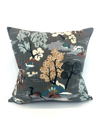 Dwell Antelope in the Woods Modern Toile Decorative Pillow