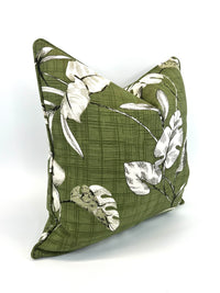 Olive Havana Palms Decorative Pillow Cover