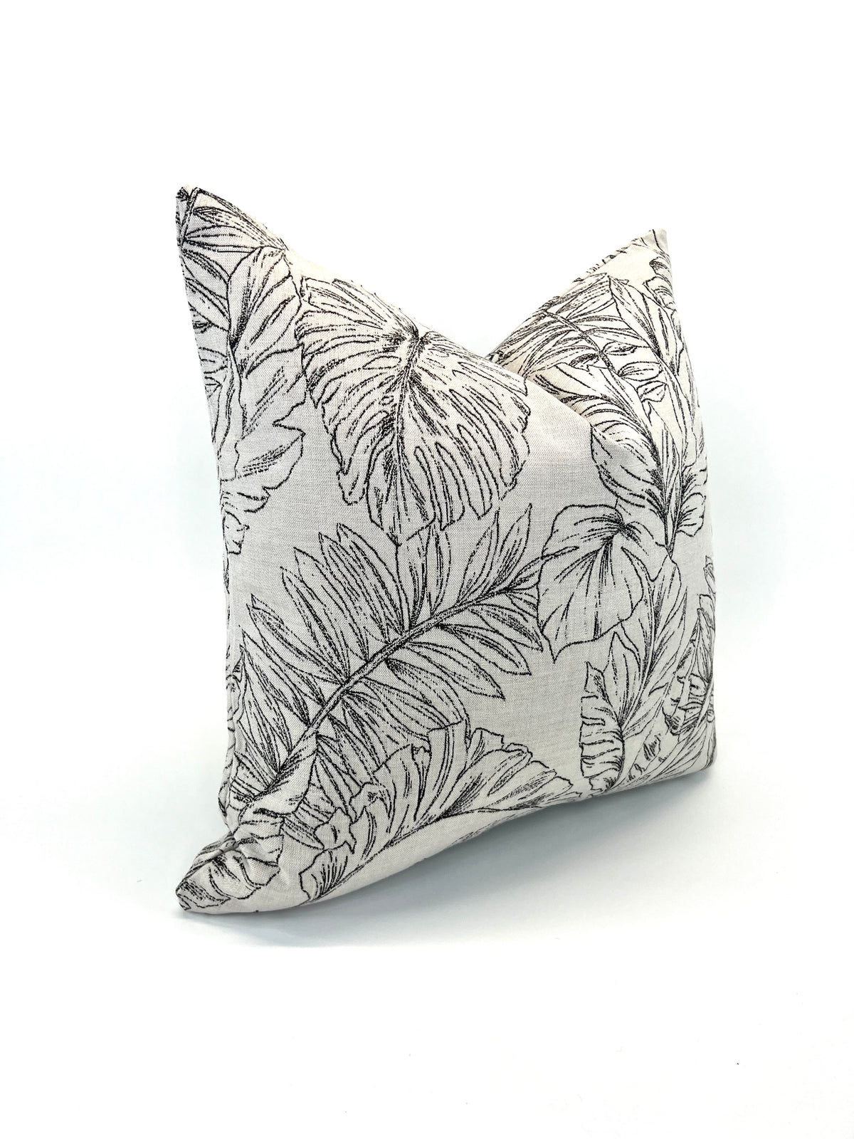 Sunbrella Balance Upholstery 54" Calm Graphite 145854-0001 in an Outdoor/Indoor Decorative Pillow Cover