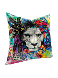 Lioness, Hear Me Roar Decorative Pillow