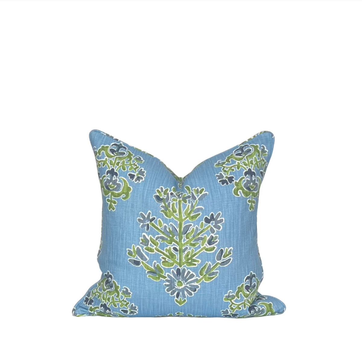 Decorative Pillow Cover in Clara Cornflower