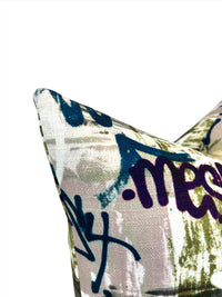 Street Graffiti Decorative Pillow