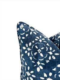 NEW Avila Blue Prussian Decorative Pillow