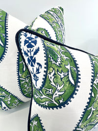 Decorative Pillow Cover in Bindi Kelly Paisley