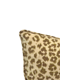 Decorative Pillow Cover in Faux Leopard Skin in Avocoda