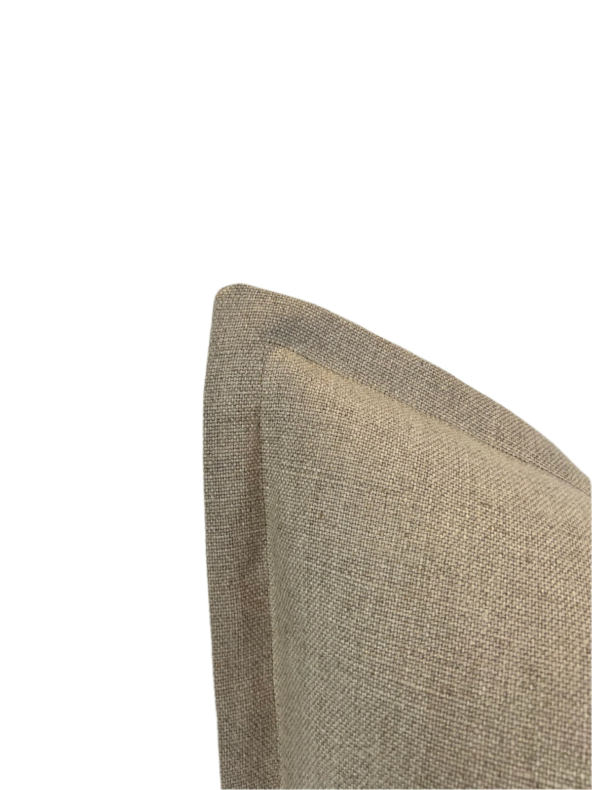 Flanged Heavyweight 100% Linen Designer Decorative Pillow