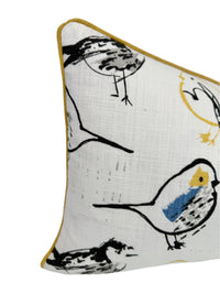 Spring Birds Decorative Pillow or Bolster