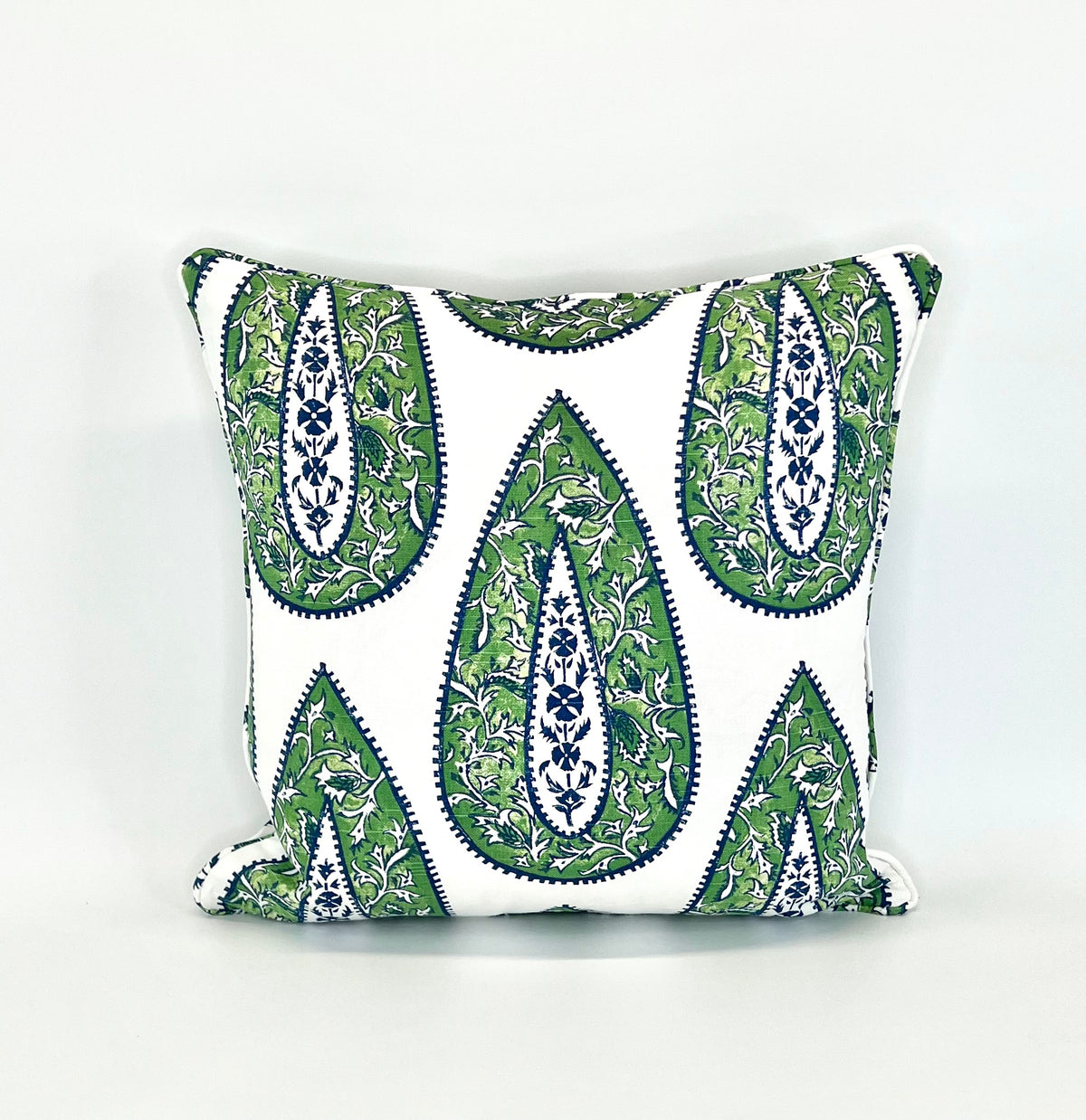 Decorative Pillow Cover in Bindi Kelly Paisley