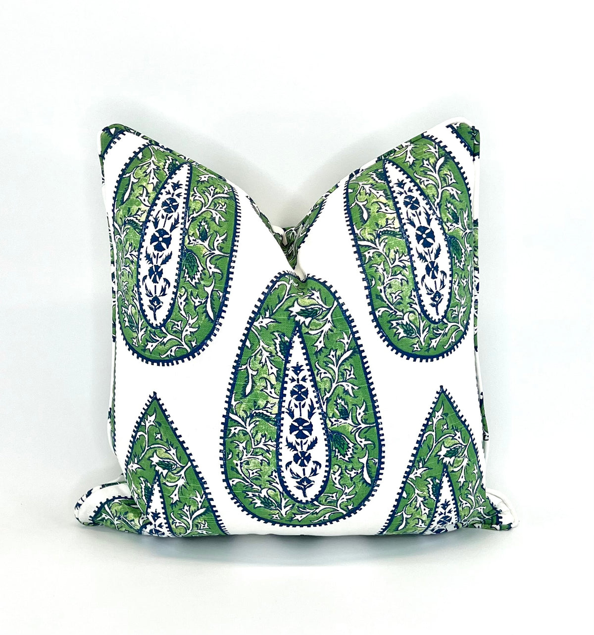 Decorative Pillow Cover in Bindi Kelly Paisley