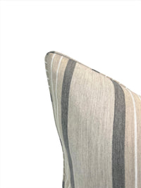Sunbrella Elements Upholstery 54" Cove Pebble 58036-0000 in an Outdoor/Indoor Decorative Pillow Covers