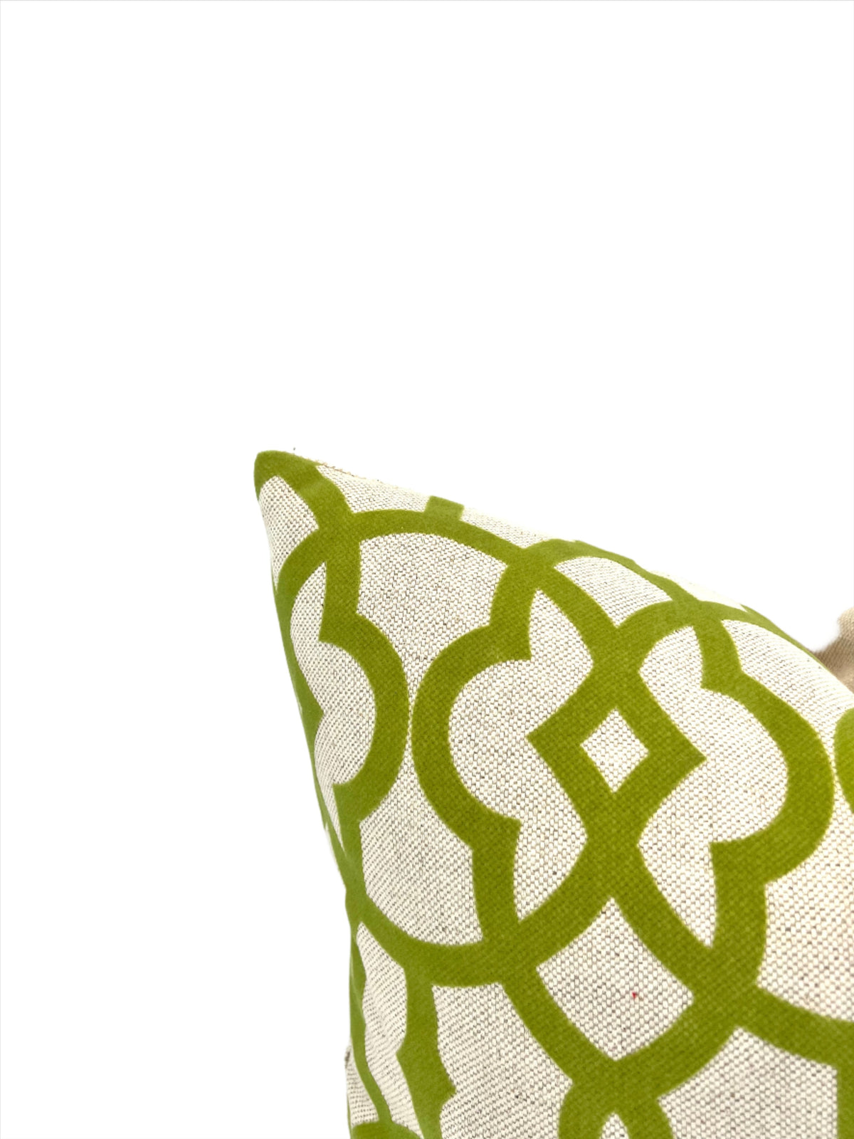 Lime Green Geometric Pillow Cover (Only One Available)
