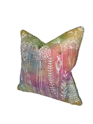 Watercolor Dandelions Decorative Pillow or Bolster