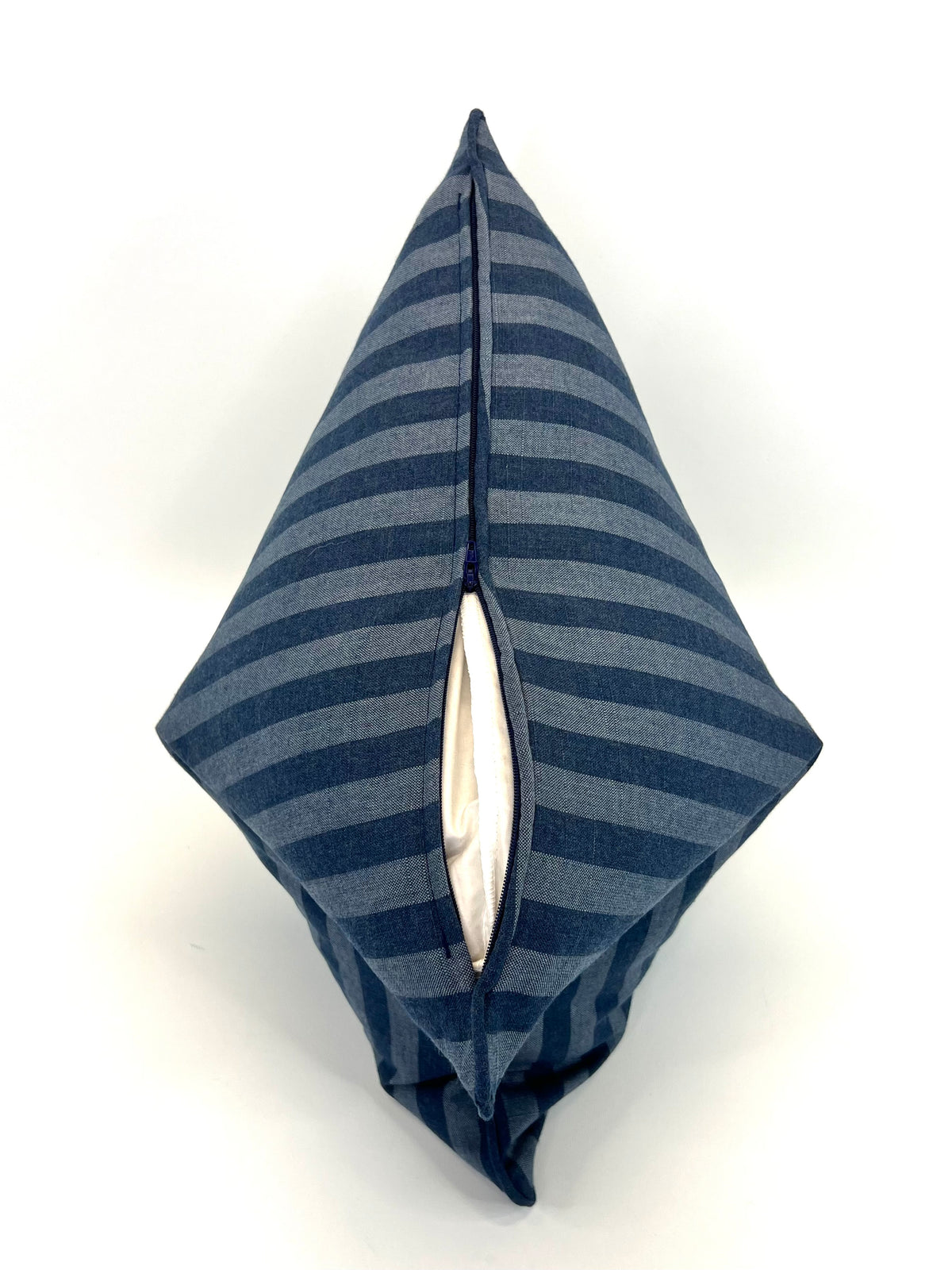 Sunbrella Perspectives Upholstery 54" Sail Away Denim 40606-0003 in a Decorative Pillow Cover