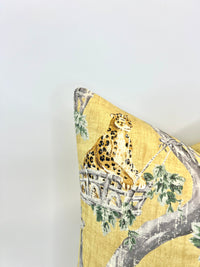 Decorative Pillow Cover in Lazy Days Cheetah in Gold