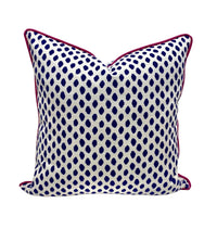 Decorative Pillow Cover in Sahara Midnight Fabric