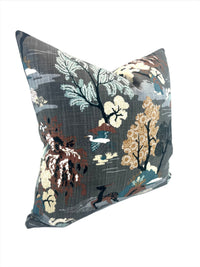 Dwell Antelope in the Woods Modern Toile Decorative Pillow