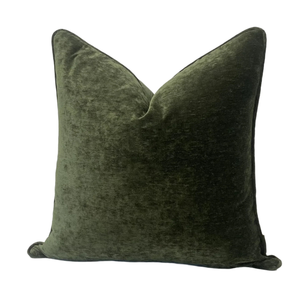 Decorative Pillow Cover in Crypton Home Lush Moss Velvet Fabric