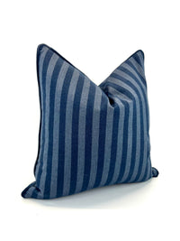 Sunbrella Perspectives Upholstery 54" Sail Away Denim 40606-0003 in a Decorative Pillow Cover