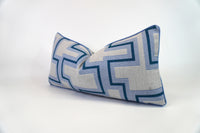 Sunbrella Resonate Atlantis 145656-0003 Indoor/Outdoor Fabric in a Decorative Pillow or Bolster