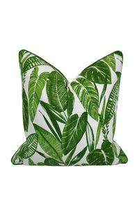 Outdoor Decorative Pillow in Mindora Green Palms