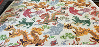 Decorative Pillow Cover in Dragon Himalaya Natural