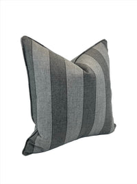 Sunbrella Dimension Upholstery 54" Range Smoke 40564-0002 in an Outdoor/Indoor Decorative Pillow Covers