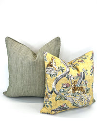 Decorative Pillow Cover in Lazy Days Cheetah in Gold