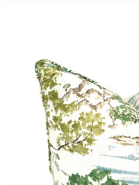 Chinoiserie Hikaru Willow in Watercolor Decorative Pillow Cover (Inserts Now Available!)