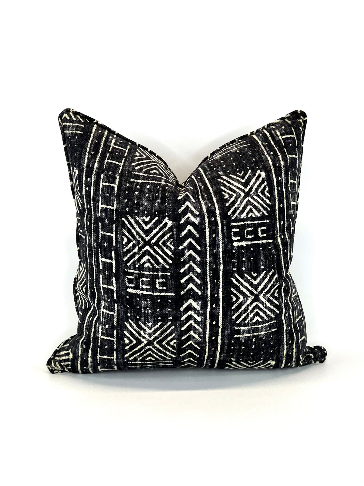 Genevieve Gorder Mali Mud Cloth Inked Fabric in a Decorative Pillow