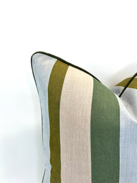 Sunbrella Perspectives Upholstery 54" Gateway Aloe 14092-0000 in a Decorative Pillow Covers