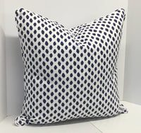 Decorative Pillow Cover in Sahara Midnight Fabric