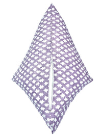 Purple Ditzy Leaf in a Decorative Pillow or Bolster