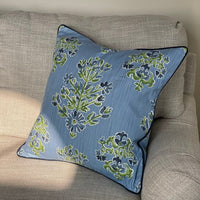 Decorative Pillow Cover in Clara Cornflower