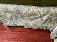 Linda B. - Custom Pillow Covers in COM Customer's Own Material - (Centered Medallion) -Self-Welt