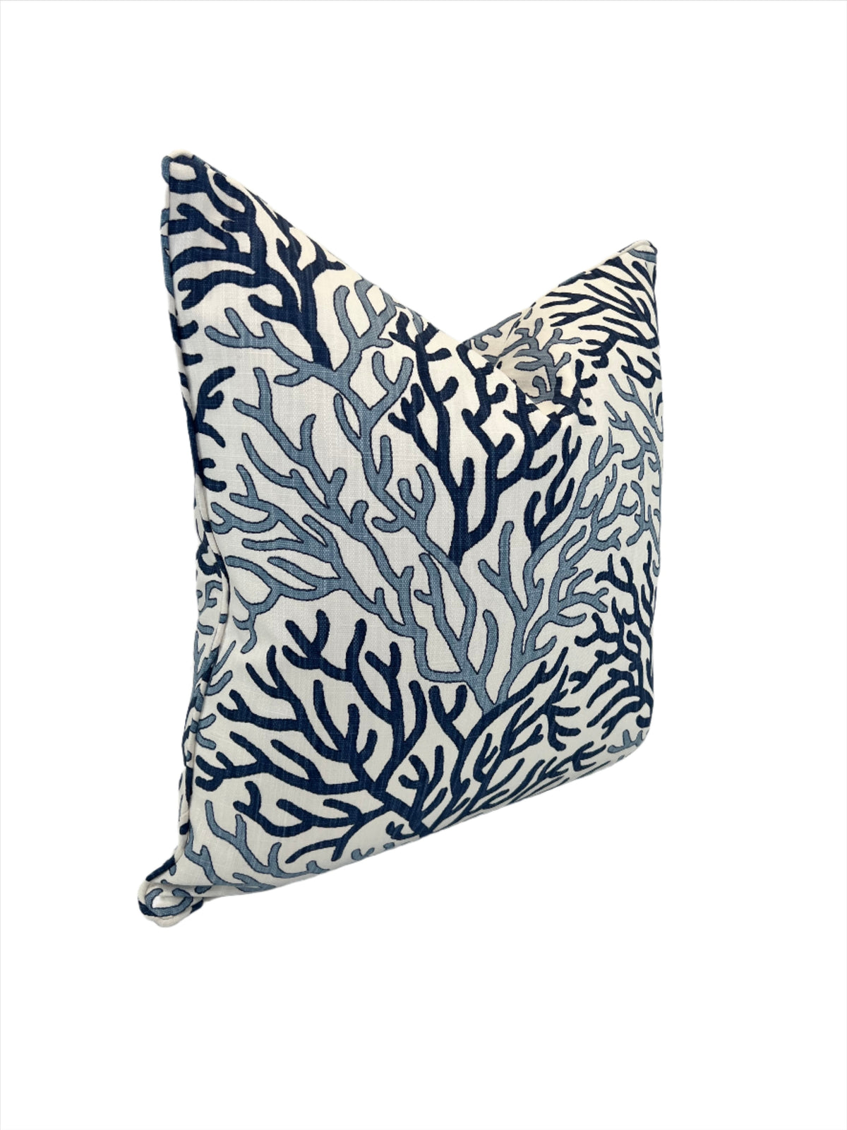 Blue Coral Palace Decorative Pillow in S.L. Fabrics