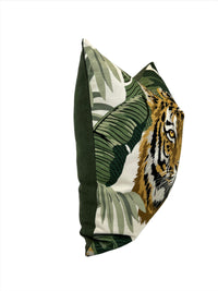 NEW! King Tiger in the Swaying Palms Decorative Pillow